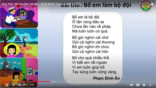 Văn học   Bố em là bộ đội  - Giáo viên: Đặng Thị Minh Ái